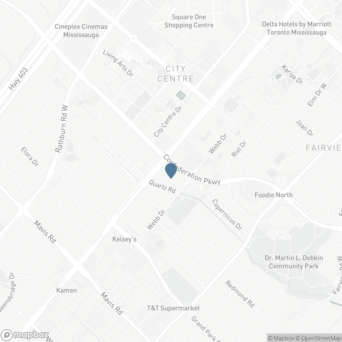 5907 - 3900 CONFEDERATION PARKWAY, Mississauga, Ontario L5B 0M3